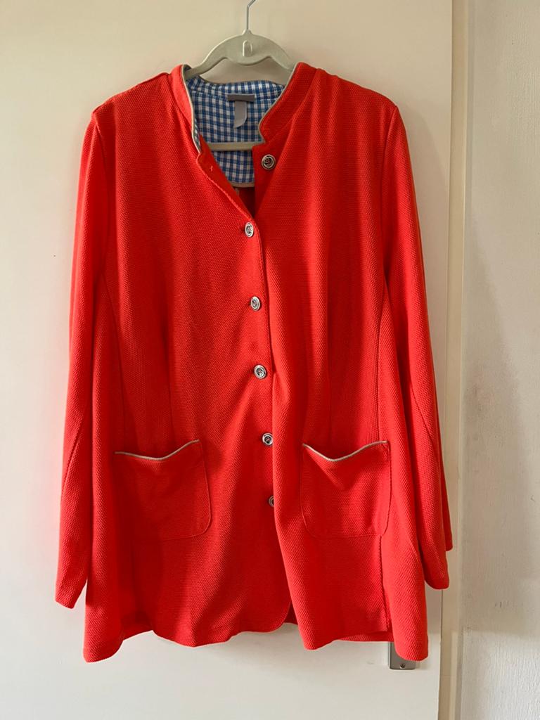 Ulla Popken Jasje/Vest 52, Verzenden, Zo goed als nieuw, Maat 46/48 (XL) of groter, Roze