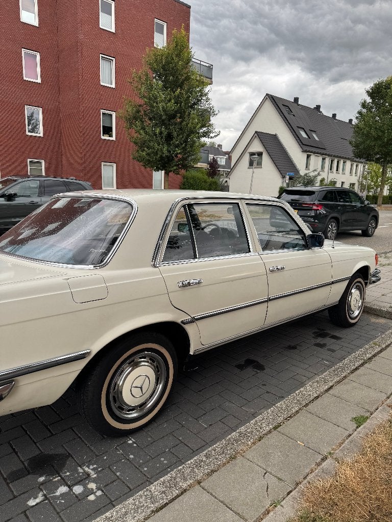 Mercedes-Benz S-Klasse 2.7 280 S 1973 Wit Oldtimer, foto 9