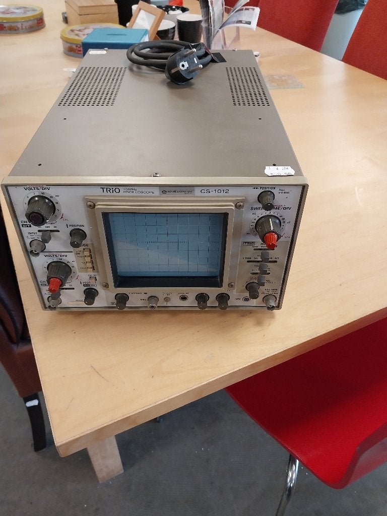 Trio CS-1012 10 MHz Oscilloscope - Grijs getest!!!, Doe-het-zelf en Verbouw, Meetapparatuur, Ophalen of Verzenden, Gebruikt, Overige meters