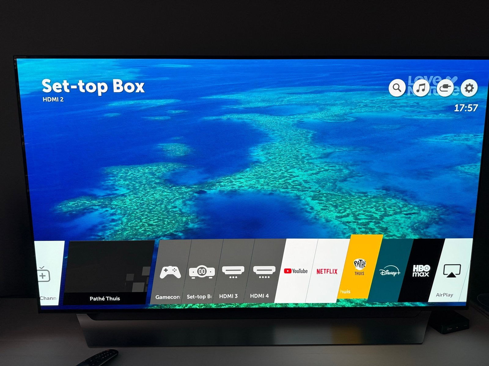 LG OLED C8 PLA 55 inch 4K OLED TV (2018), Ophalen, OLED, Zo goed als nieuw, 100 cm of meer