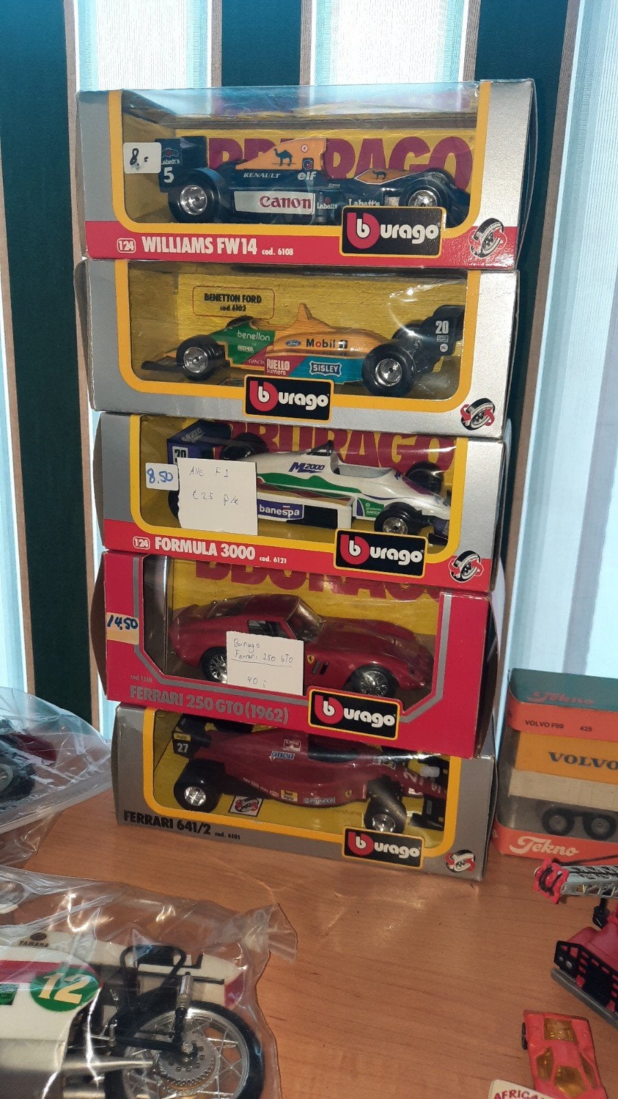 Set van 5 Bburago modelauto's - Formule 1 en klassiekers, Ophalen