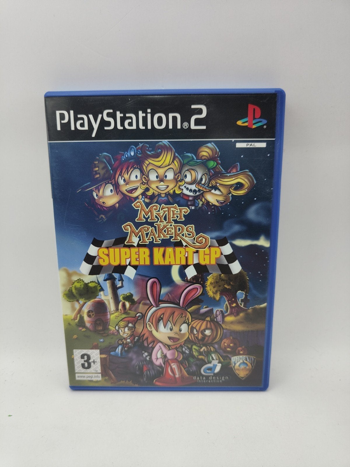 Myth Makers Super Kart GP - PlayStation 2 (PS2), Gebruikt, Onbekend, raadpleeg de verpakking voor details, Racen en Vliegen, 2 spelers