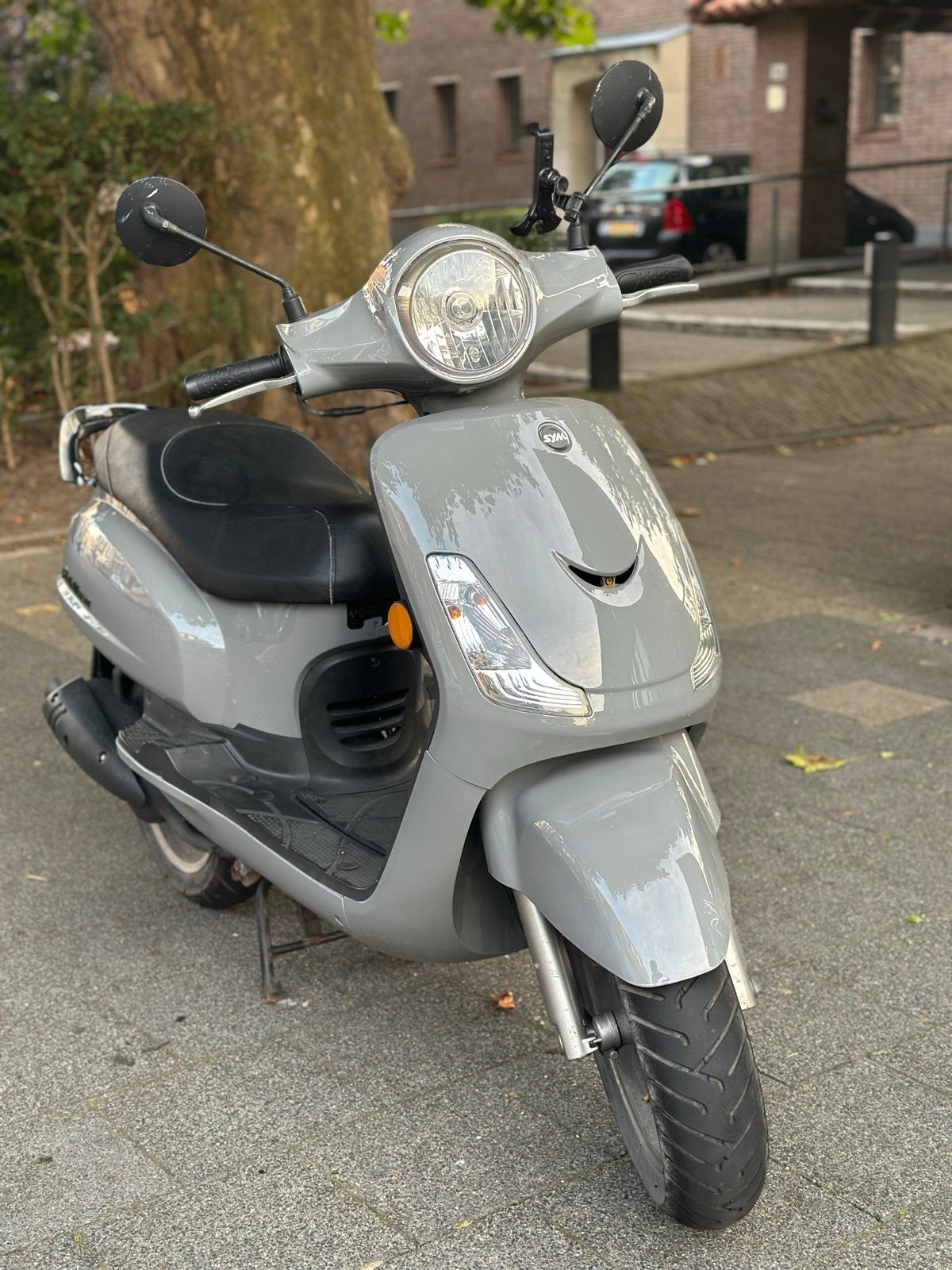 SYM Fiddle 2 uit 2014 - Nardo Grey - Blauw Kenteken, Ophalen of Verzenden, Gebruikt, Benzine, SYM