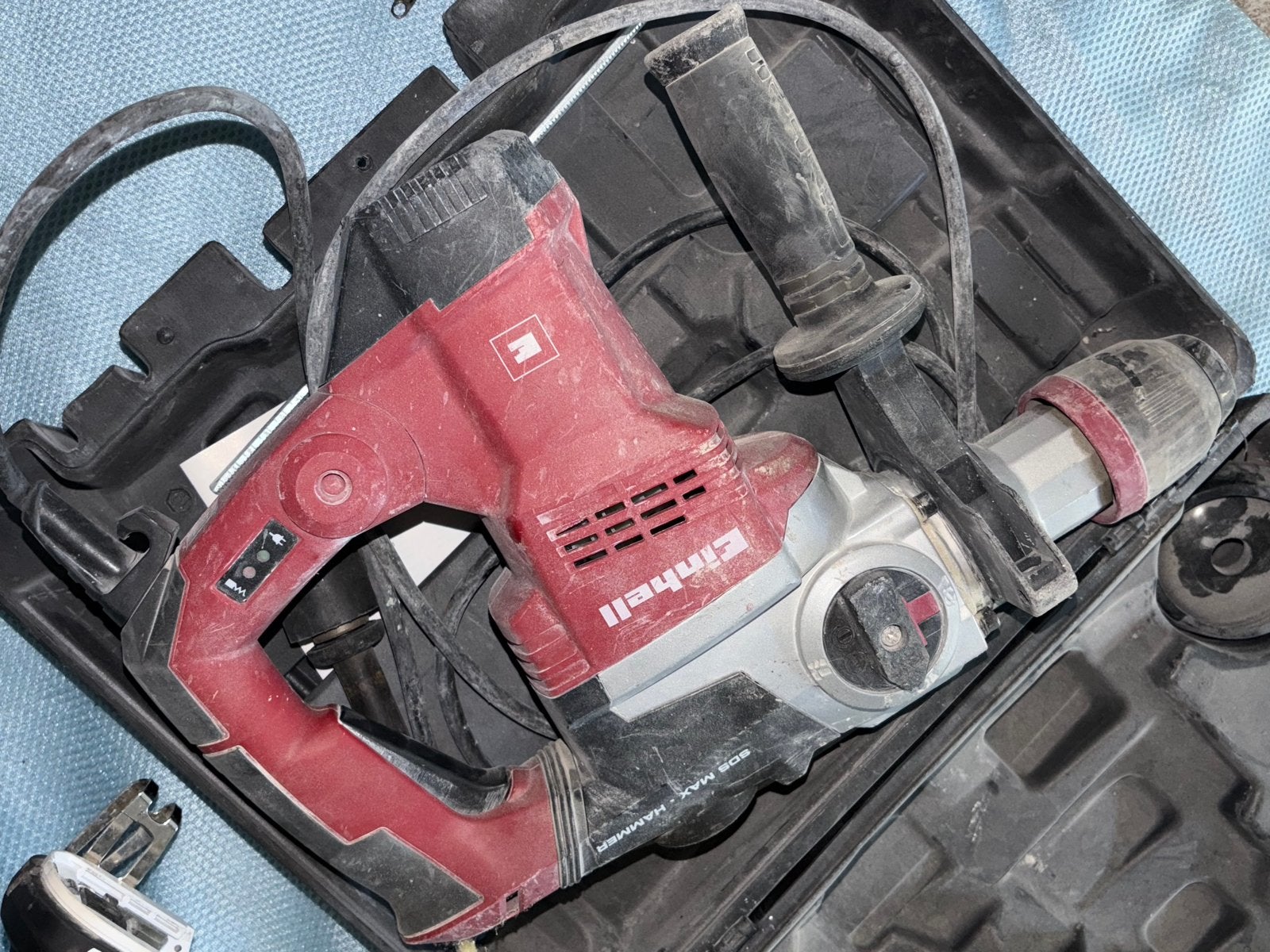 Einhell TE-RH 38 E Boorhamer 1050W, Doe-het-zelf en Verbouw, Ophalen of Verzenden, Gebruikt, 600 watt of meer, Boor- en/of Breekhamer