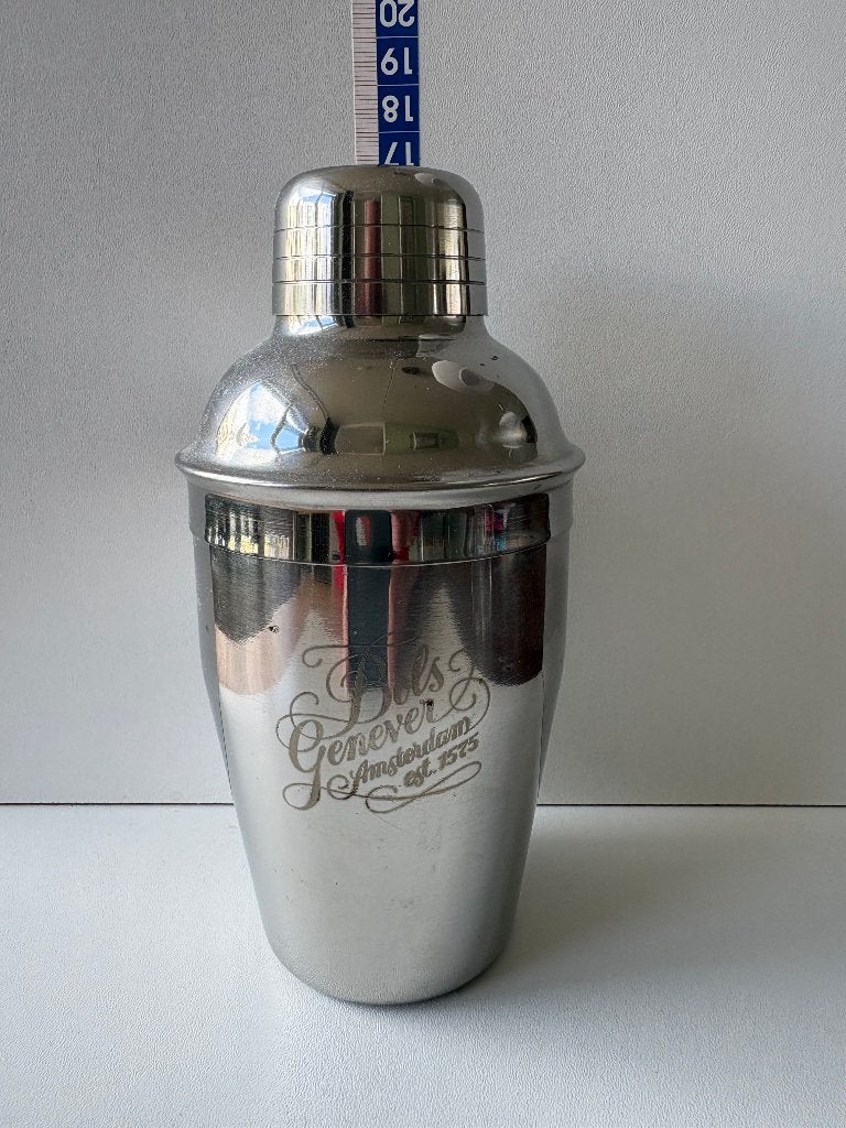 RVS Cocktailshaker van Bols Genever uit Amsterdam, Verzamelen, Ophalen of Verzenden, Zo goed als nieuw