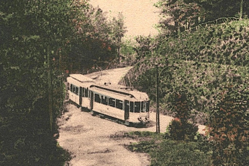 969198	Berg en Dal	Beek 	Bergspoor Tram	1923	Gelopen met zeg, Ophalen of Verzenden, 1920 tot 1940, Gelopen, Gelderland