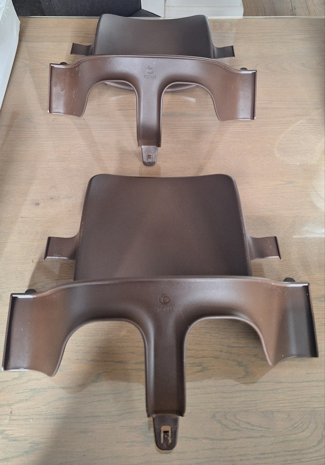 Tripp Trapp - baby set - bruin 2x, Ophalen, Zo goed als nieuw, Meegroeistoel
