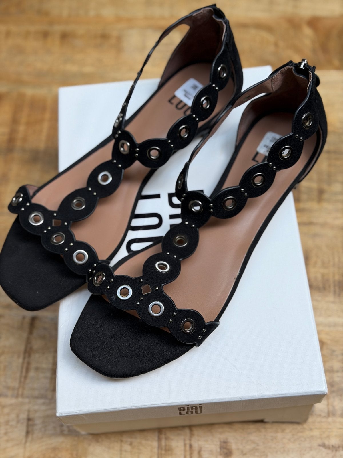 Bibi Lou Zwarte Sandalen Maat 41 - Nieuw, Ophalen of Verzenden, Nieuw, Zwart, Sandalen of Muiltjes