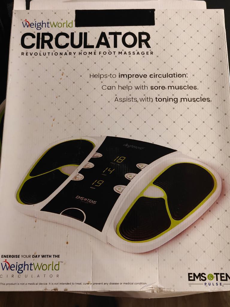 WeightWorld Circulator Voetmassage / Bloedsomloop Apparaat, Ophalen of Verzenden, Nieuw, Apparaat