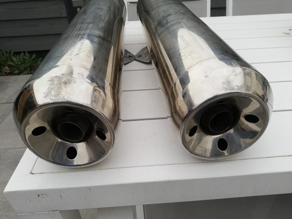 Originele uitlaten Kawasaki ZZR1400 - Prima staat, Motoren, Ophalen, Gebruikt