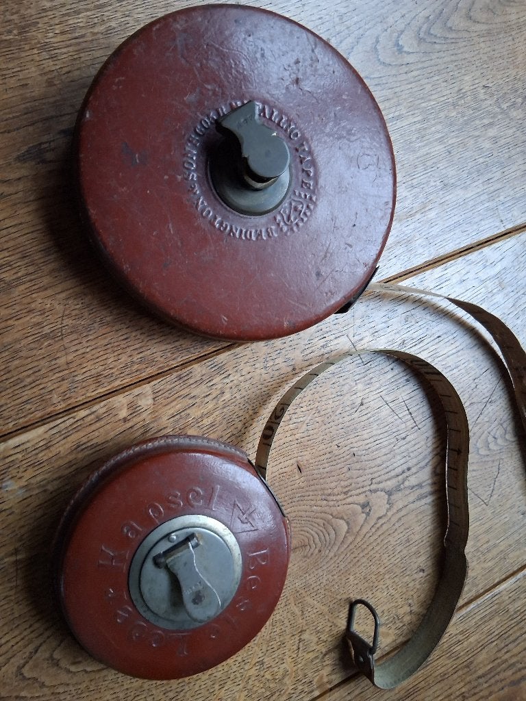2 oude meetlinten, Antiek en Kunst, Ophalen of Verzenden