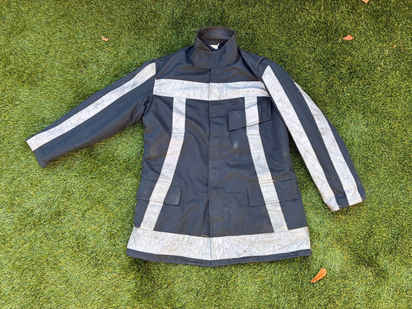 Brandweer bluspak set (jas en broek), Ophalen of Verzenden, Gedragen, Overige maten, Meerkleurig