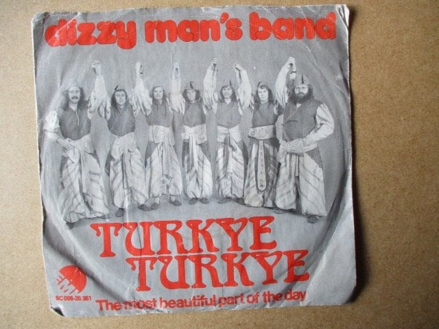 s5834 dizzy man's band - turkey turkey, Cd's en Dvd's, Vinyl Singles, Ophalen, Gebruikt, 7 inch, Overige genres