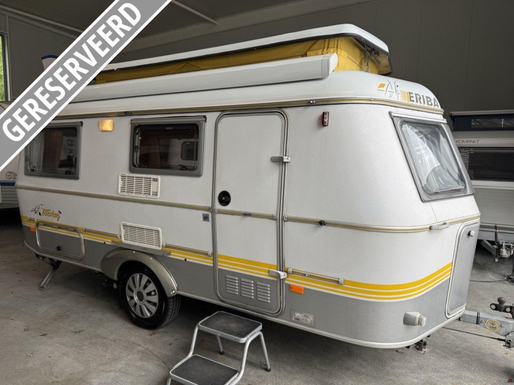 Eriba Touring Troll 530 / luifel / mover / topstaat, Caravans en Kamperen, Overige typen, Standaardzit, Bedrijf, 4 tot 5 meter