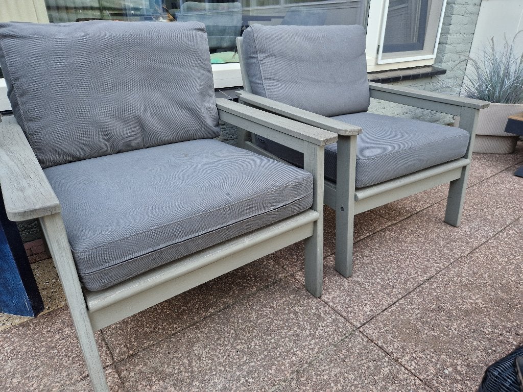 Ikea bondholmen stoelen, Ophalen, Gebruikt, Teakhout