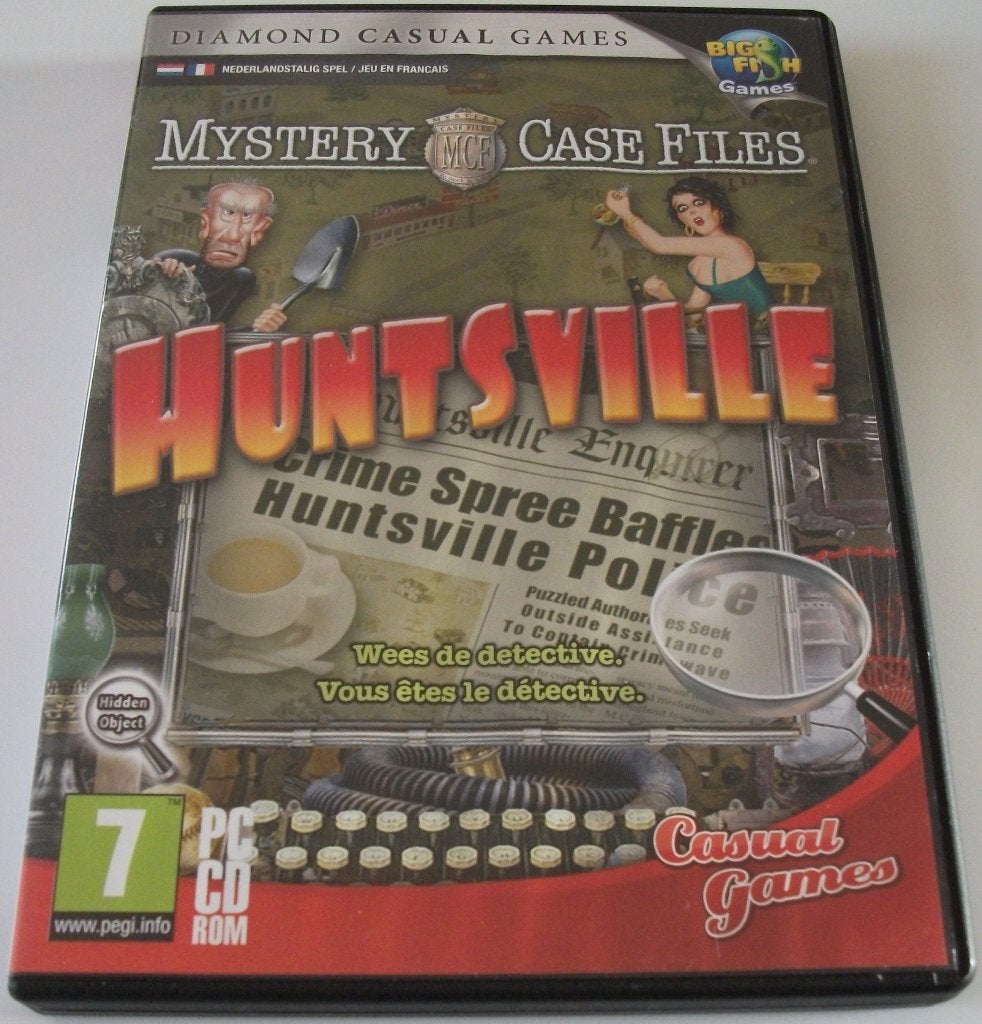 PC Game *** MYSTERY CASE FILES 1 *** Huntsville, Puzzel en Educatief, 1 speler, Ophalen of Verzenden, Zo goed als nieuw