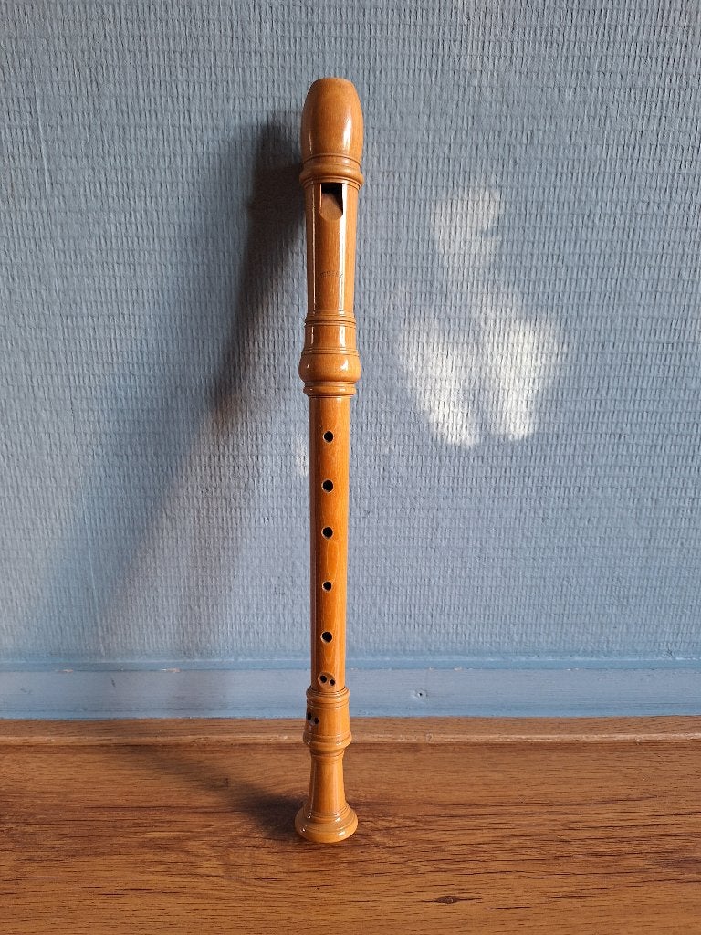 Houten Alt Fluit, Muziek en Instrumenten, Blaasinstrumenten | Blokfluiten, Ophalen of Verzenden, Zo goed als nieuw, Alt