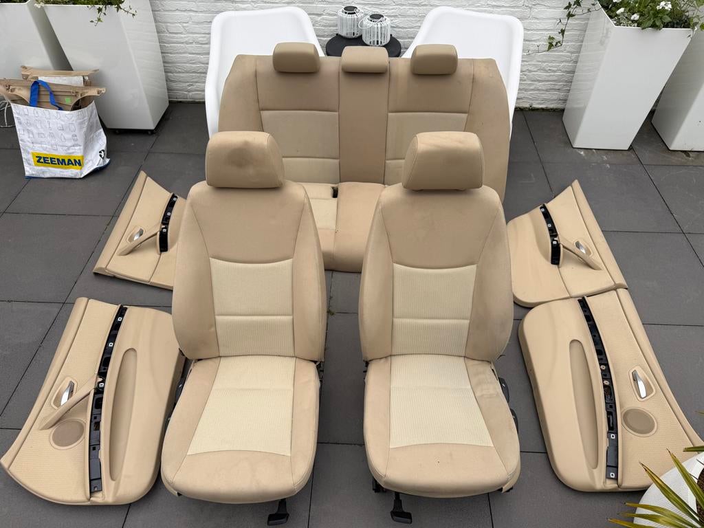 BMW E90 Interieur Beige Stof, Auto-onderdelen, Interieur en Bekleding, BMW, Gebruikt, Ophalen