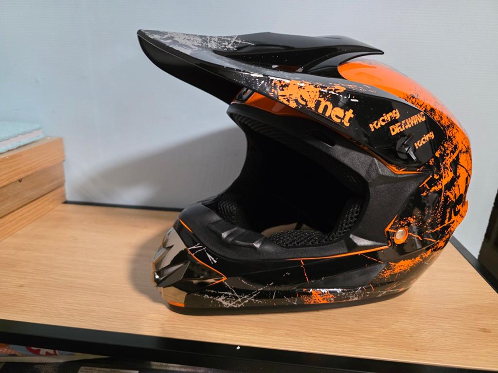 Nieuwe Offroadhelm met handschoenen, bril en masker - Maat L, Ophalen of Verzenden, H, B, N