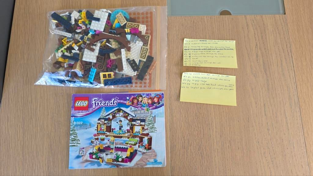 41322 Lego Friends Wintersport ijsbaan, Kinderen en Baby's, Speelgoed | Duplo en Lego, Gebruikt, Lego, Friends, Ophalen of Verzenden
