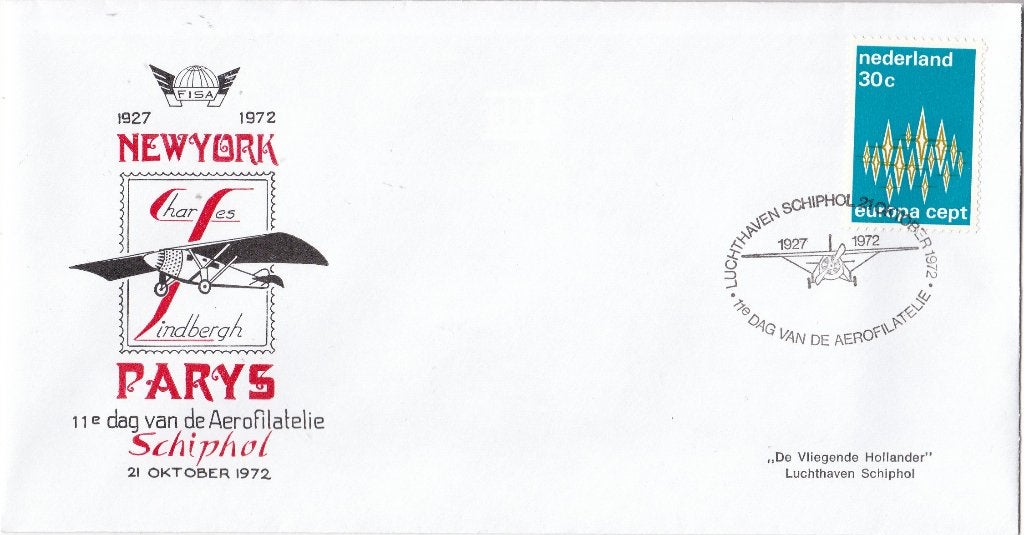11e Dag van de Aerophilatelie – 21 oktober 1972 – VH 11II, Verzenden, Envelop