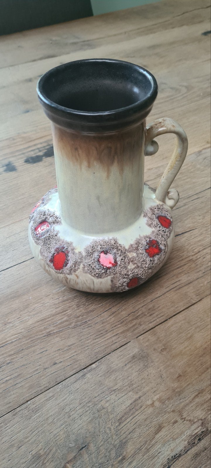 Vintage Fat Lava Vaas - Scheurich Keramiek, Antiek en Kunst, Ophalen