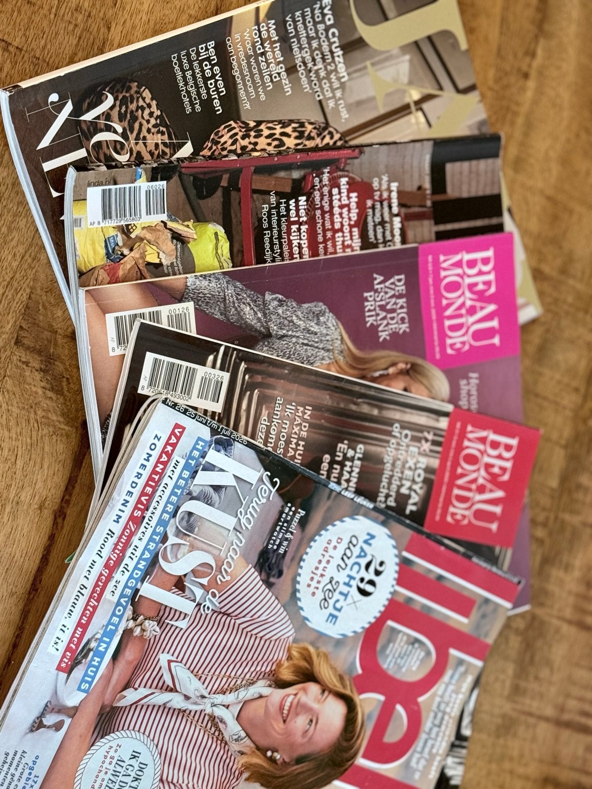 Diverse Damesbladen en Glossy's - tijdschriften, Ophalen, Gelezen, Damesbladen