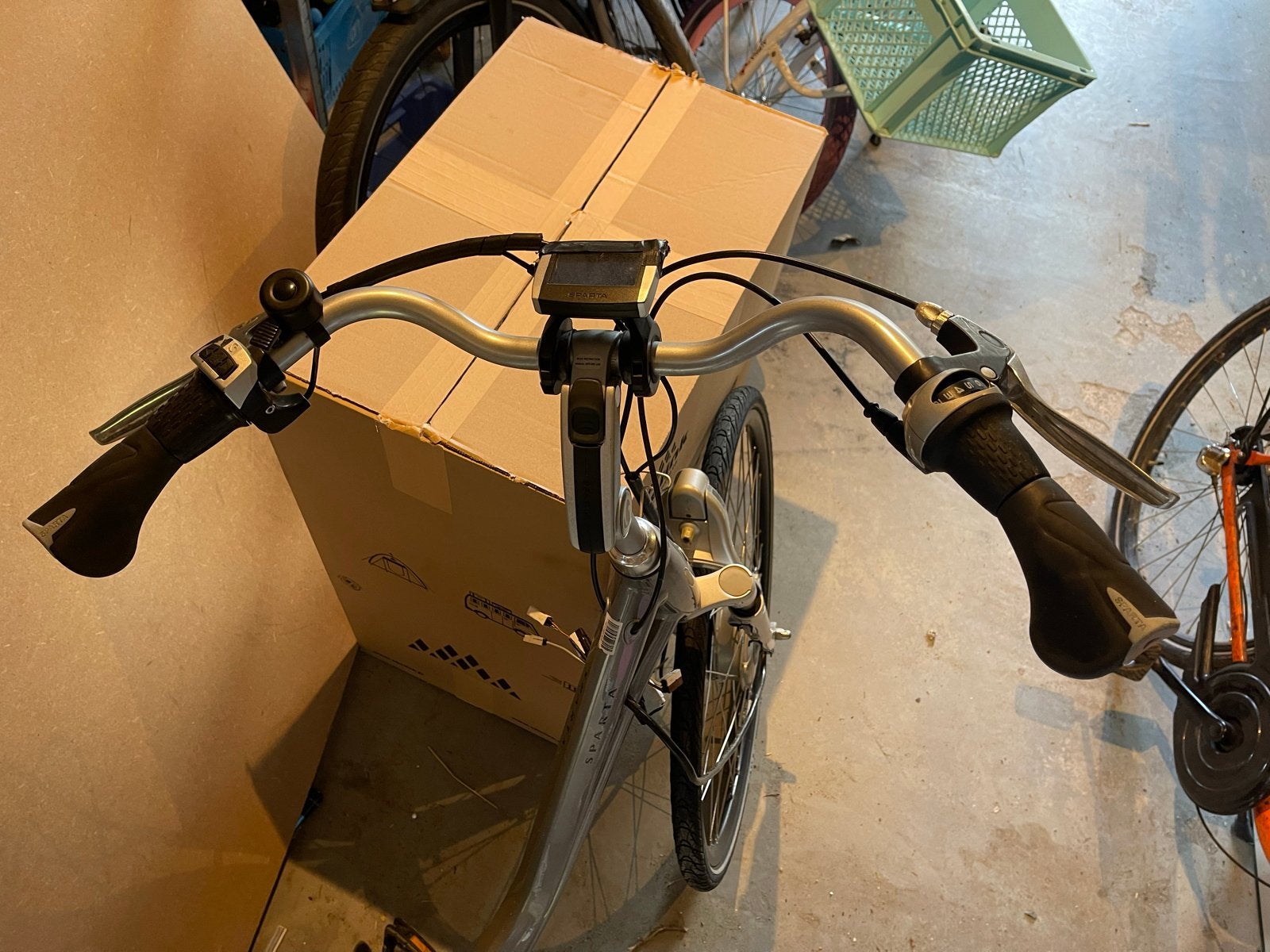 Sparta elektrische fiets, lage instap, goede staat, Sparta, Ophalen of Verzenden, Trommelrem, 53 tot 56 cm