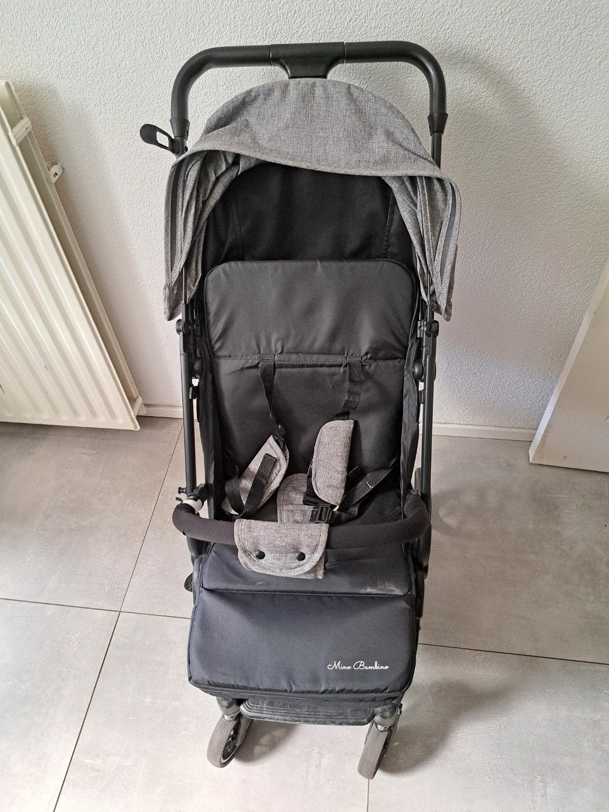 Mima Bambino compacte buggy - Grijs/Zwart, Ophalen, Gebruikt, Overige merken
