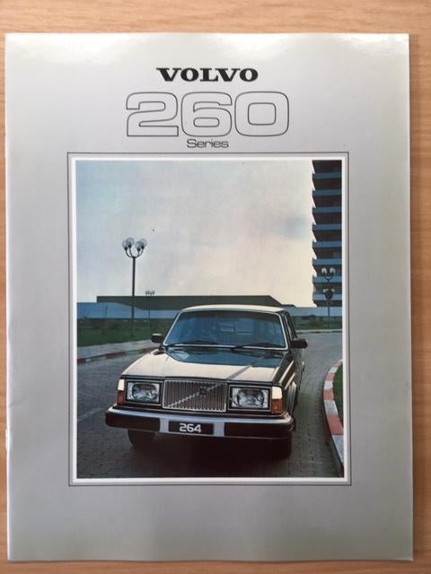 Autofolder/Brochure    Volvo   260 Serie       1979   Engels, Ophalen of Verzenden, Zo goed als nieuw, Volvo