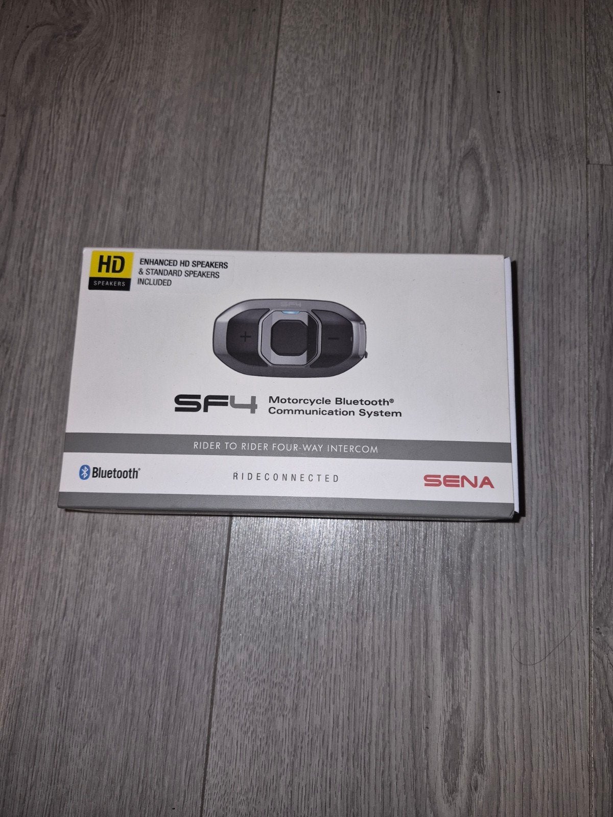 Sena SF4 Communicatieset (zonder bevestigingsplakker), Ophalen, Gebruikt