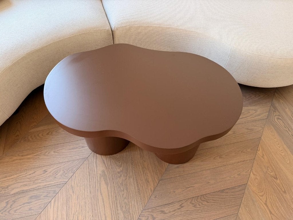te koop:Organische salontafel, perfect om te beton cire’en, Huis en Inrichting, Ophalen, 100 tot 150 cm, Nieuw, 50 tot 100 cm