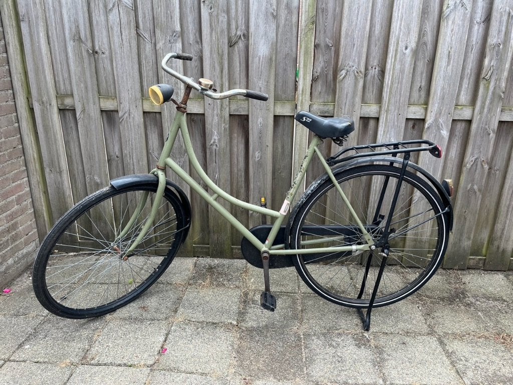 Goedkope damesfiets (framemaat 58cm), Fietsen en Brommers, Fietsen | Dames | Damesfietsen, Terugtraprem, Gebruikt, Versnellingen