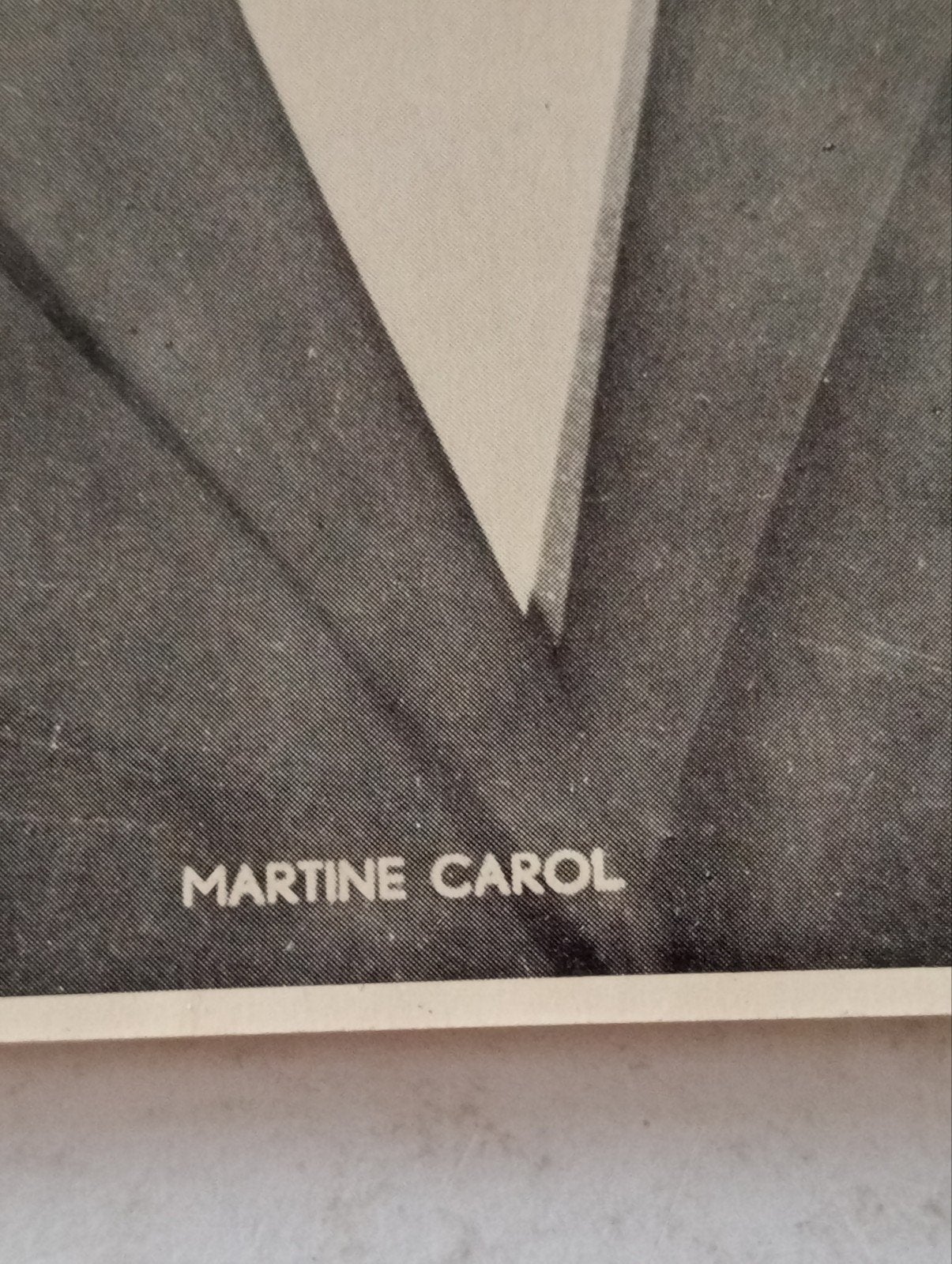 Martine Carol fotoportret, Ophalen of Verzenden, Voor 1940, Gebruikt, Overige onderwerpen