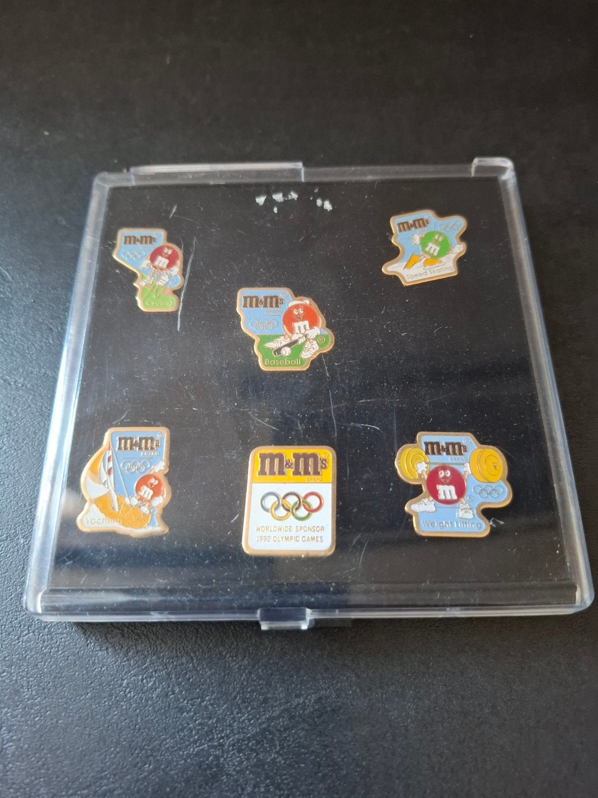 M&M's Olympische Spelen 1992 Pins Set, Ophalen of Verzenden, Sport