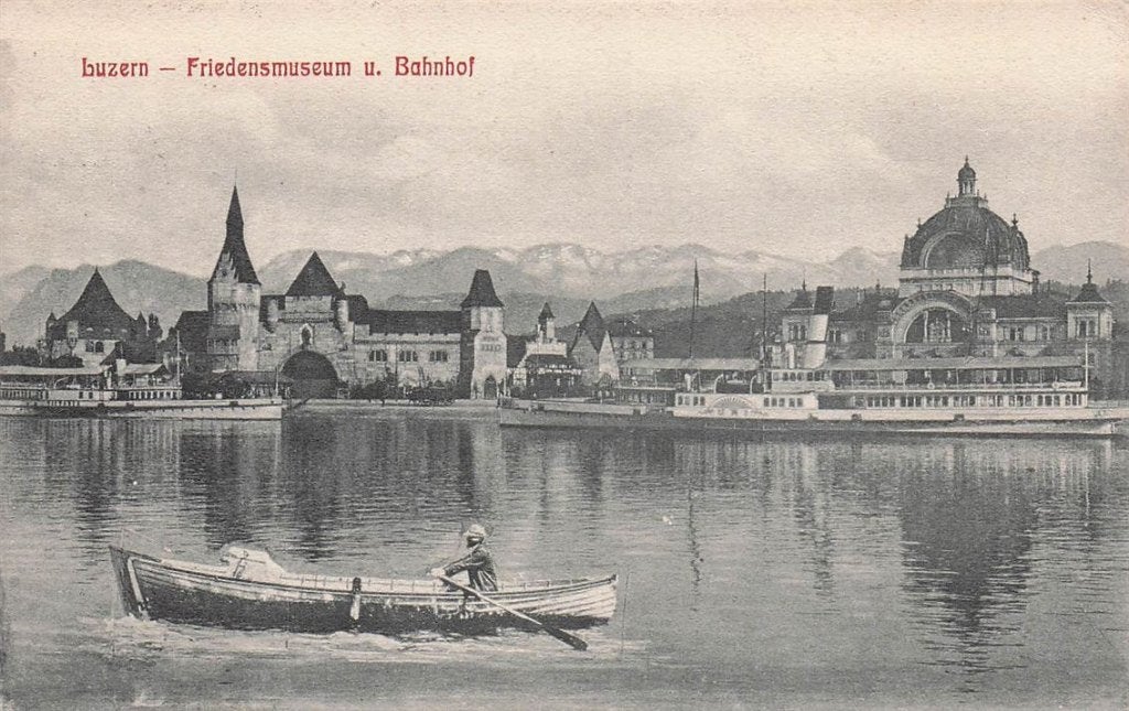 702-447-005 Luzern Friedensmuseum U Bahnhof, Verzenden, Voor 1920, Overig Europa