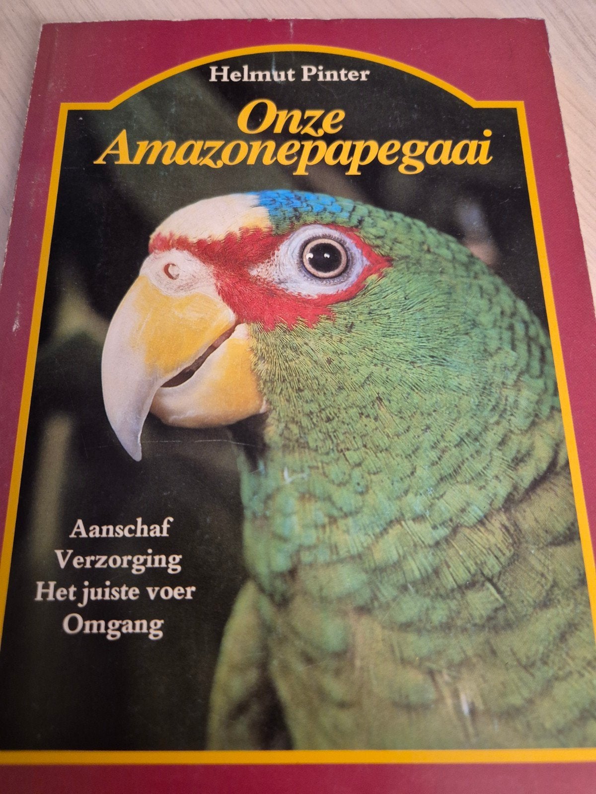 Boek Nederlands Amazone papegaai Zuid Amerika mooie foto's, Ophalen of Verzenden, Zo goed als nieuw, Vogels