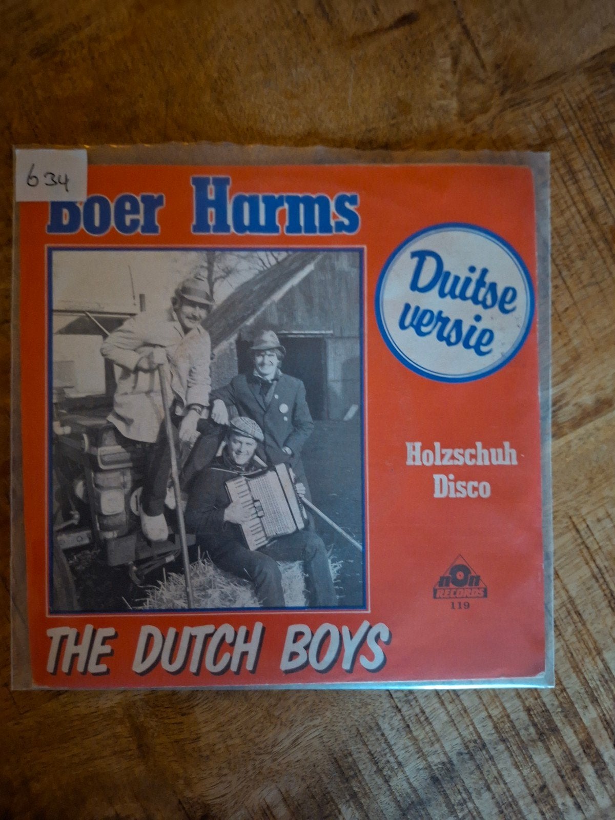boer Harms & The Dutch Boys - Holzschuh Disco (Single), Ophalen of Verzenden, Gebruikt, Schlager