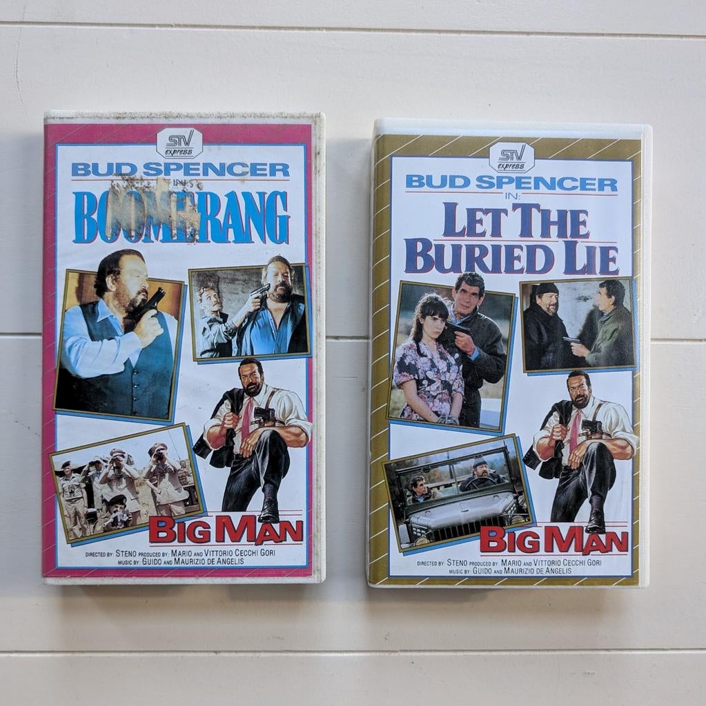 Big Man (1988) TV Serie Bud Spencer 2 x VHS, Ophalen of Verzenden