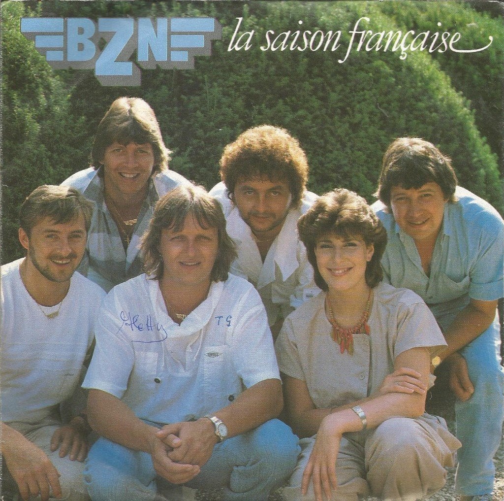 BZN – La Saison Française (1984), Cd's en Dvd's, Gebruikt, Fotohoes, 7 inch, Ophalen of Verzenden
