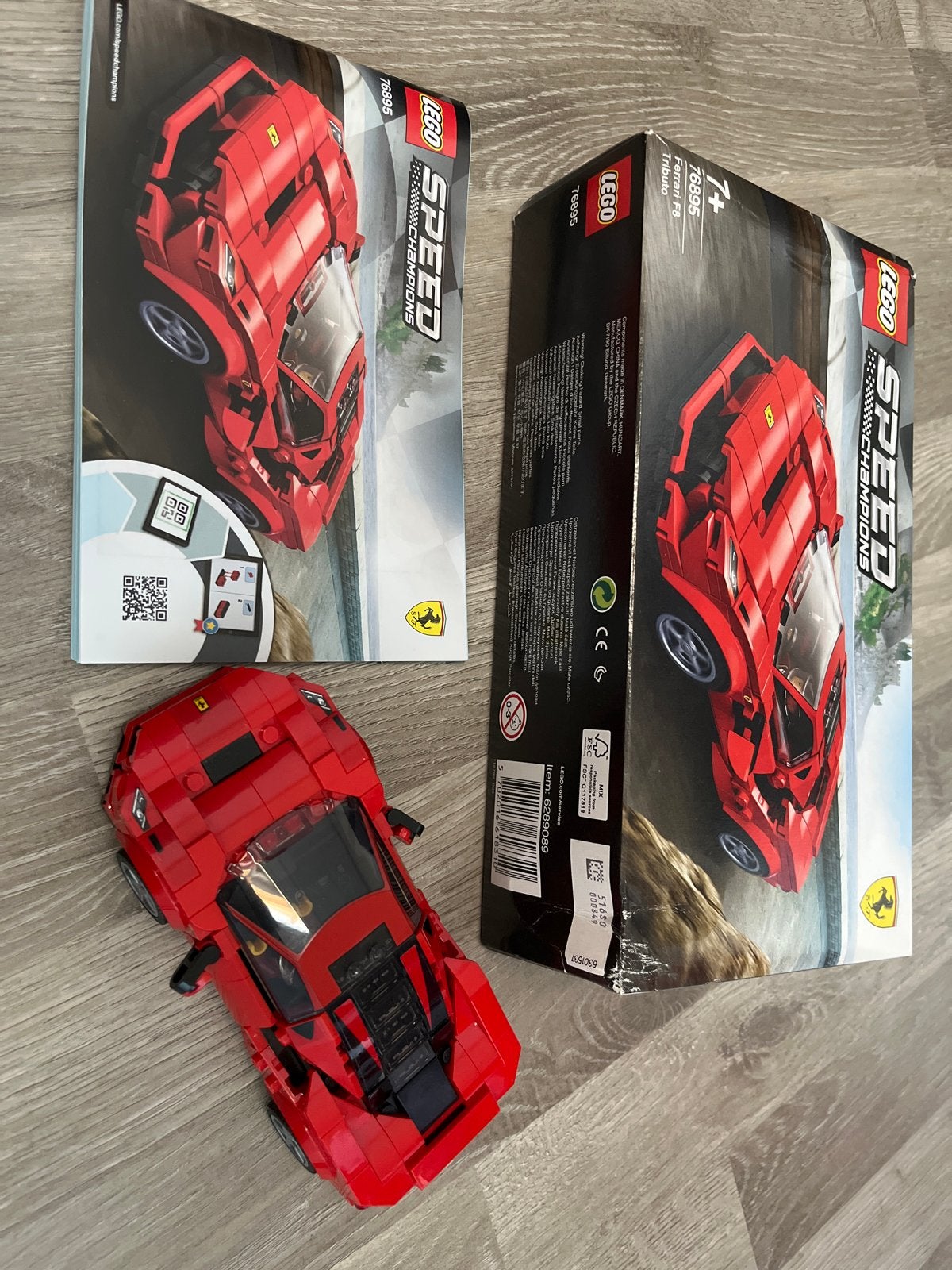 LEGO Speed Champions Ferrari F8 Tributo 76895, Ophalen, Zo goed als nieuw, Overige merken
