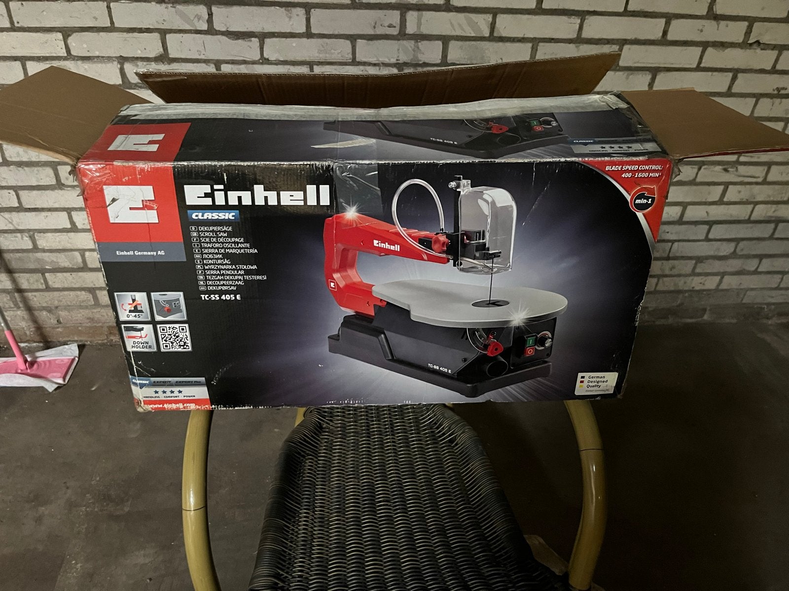 Einhell Figuurzaagmachine TC-SS 405 E - Nieuw in doos, Ophalen, Minder dan 30 mm, Nieuw, Figuurzaag