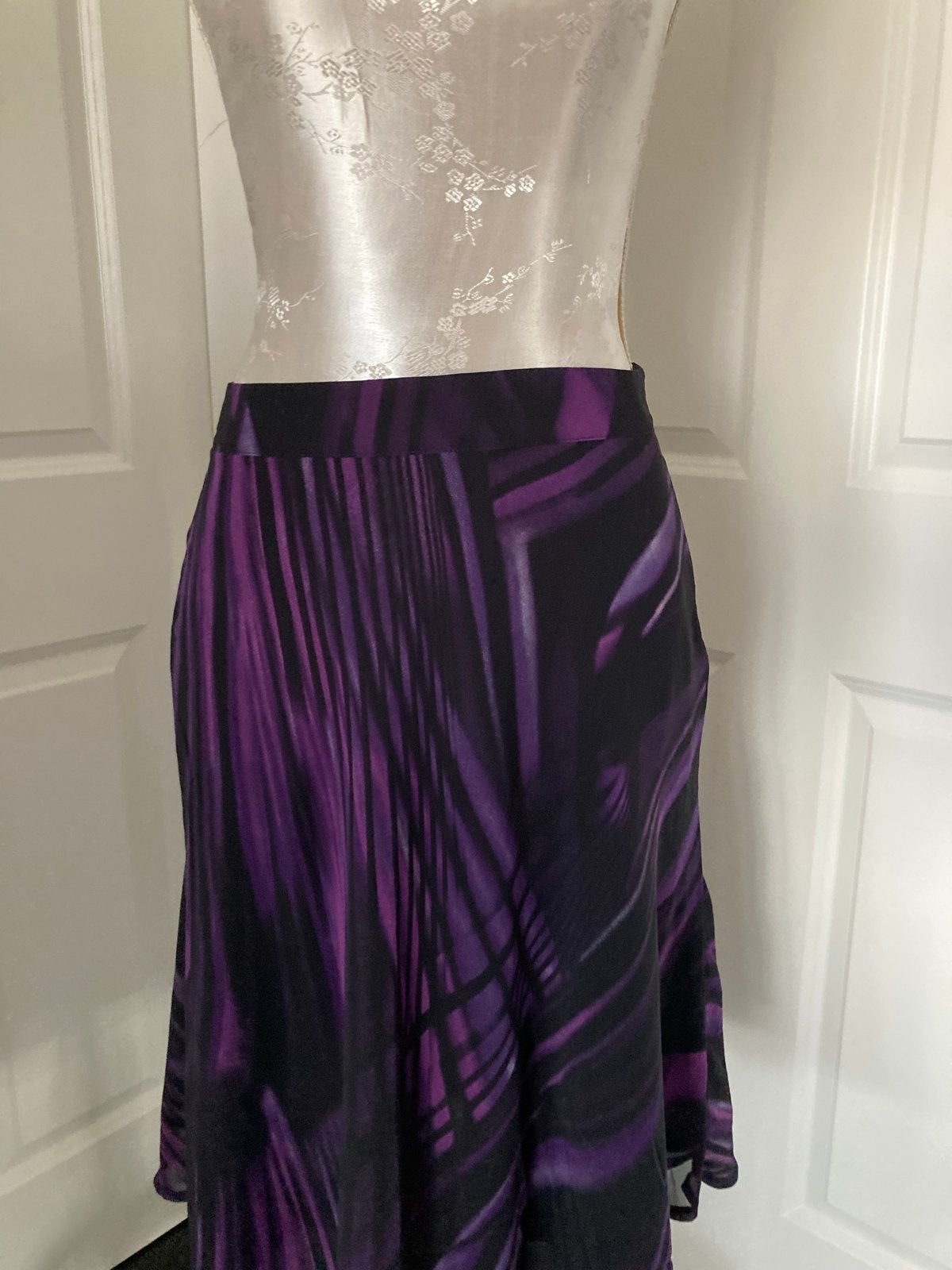 Promiss rok maat M paars/zwart, Kleding | Dames, Rokken, Maat 38/40 (M), Paars, Ophalen of Verzenden, Zo goed als nieuw