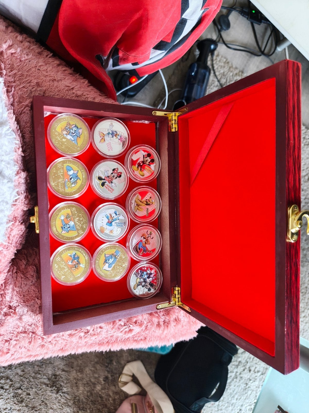 disney en tom en jerry coins, Ophalen of Verzenden, Zo goed als nieuw