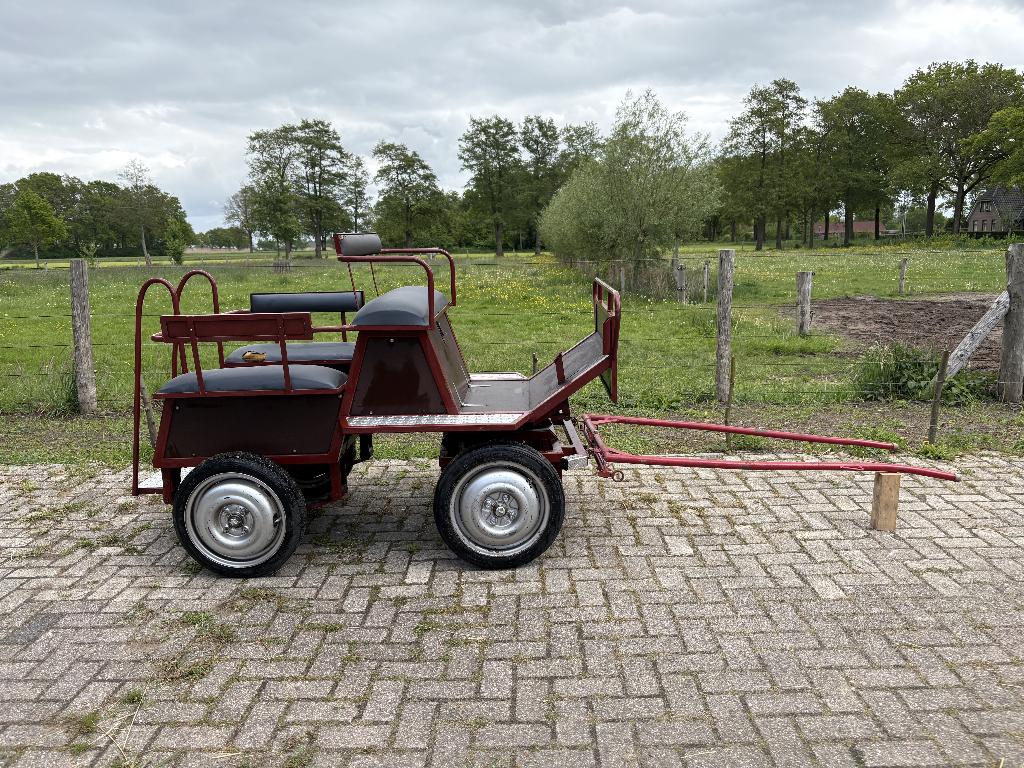 shetlander pony menwagen/kar/koets/recreatiewagen, Gebruikt, Overige typen, Pony