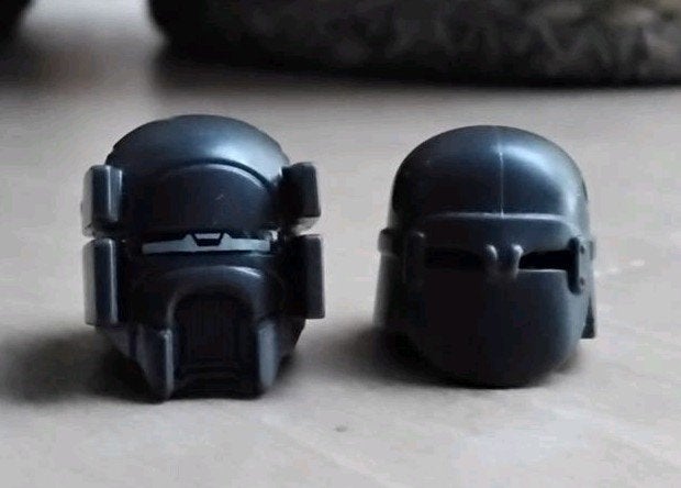 Twee lego star wars helmen helm helmet uit de set 75284, Kinderen en Baby's, Speelgoed | Duplo en Lego, Ophalen of Verzenden, Zo goed als nieuw