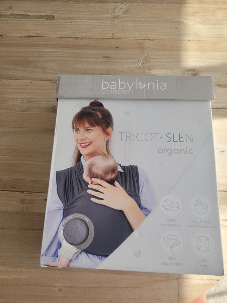 Babylonia Tricot-Slen Organic Draagdoek - Zo goed als nieuw, Overige merken, Draagdoek, Ophalen of Verzenden, Zo goed als nieuw