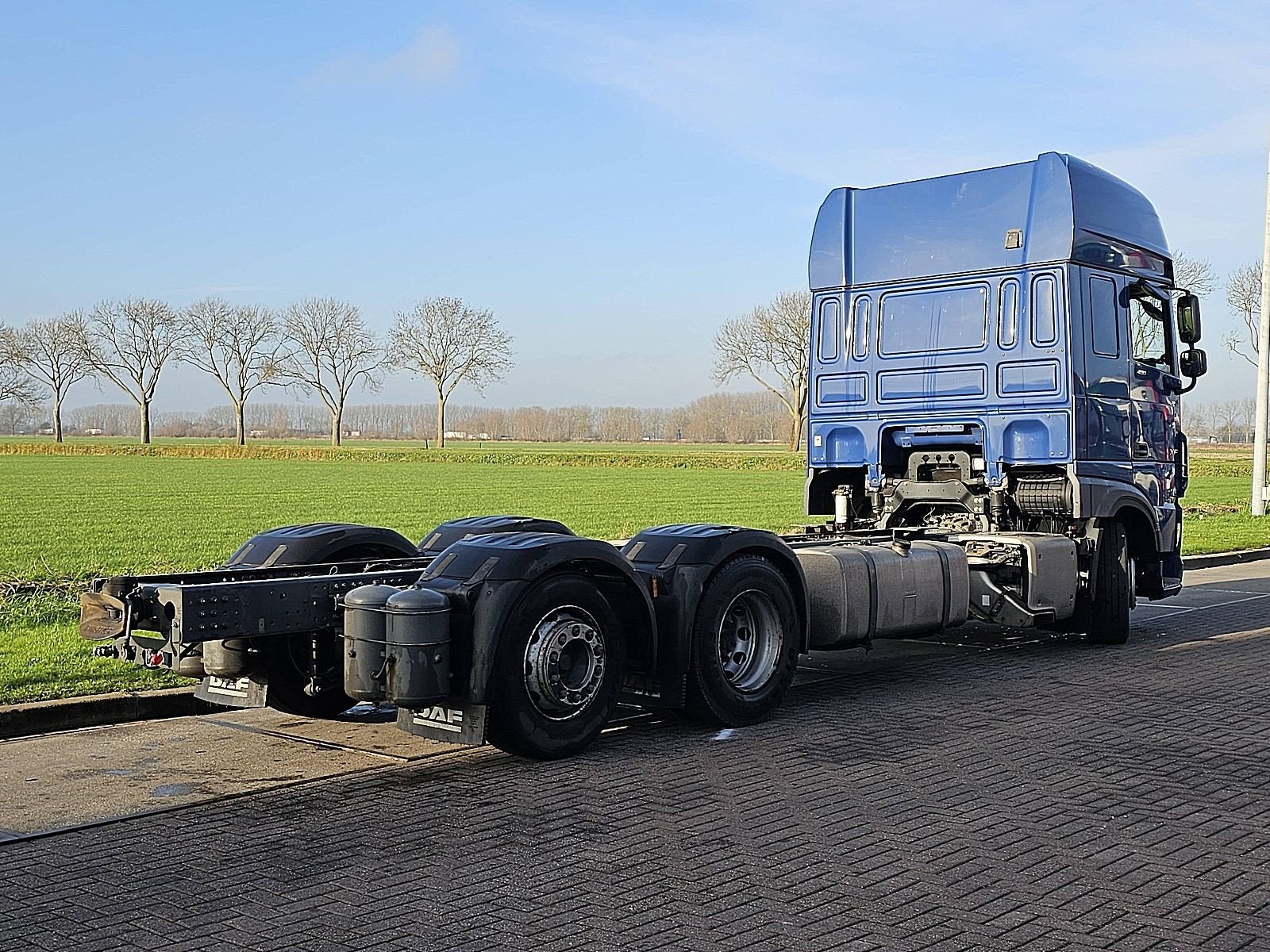 DAF XF 480 ssc 6x2 wb 480 eur6d, Automaat, Euro 6, Stoelverwarming, Blauw