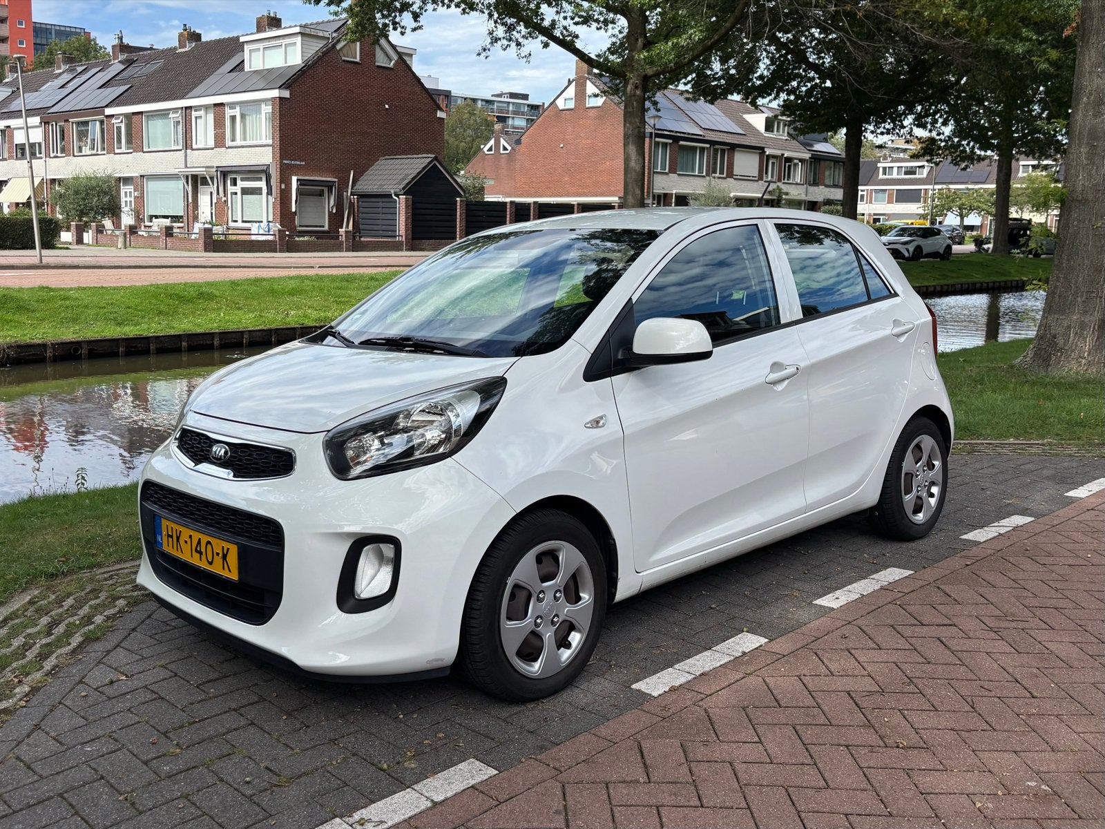 Kia Picanto 1.0 Cvvt 5-DRS 2015 Wit, Voorwielaandrijving, Stof, Zwart, Wit