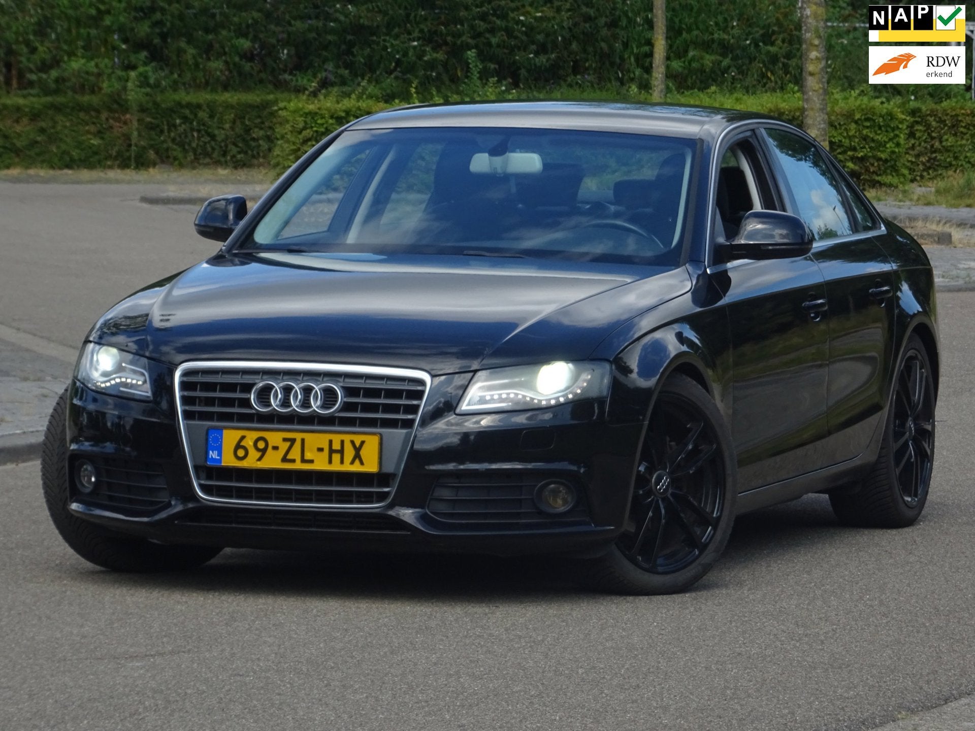 Audi A4 Limousine 1.8 TFSI Pro Line 156DKM/NAP/XENON/PDC, Gebruikt, 4 cilinders, A4, Zwart